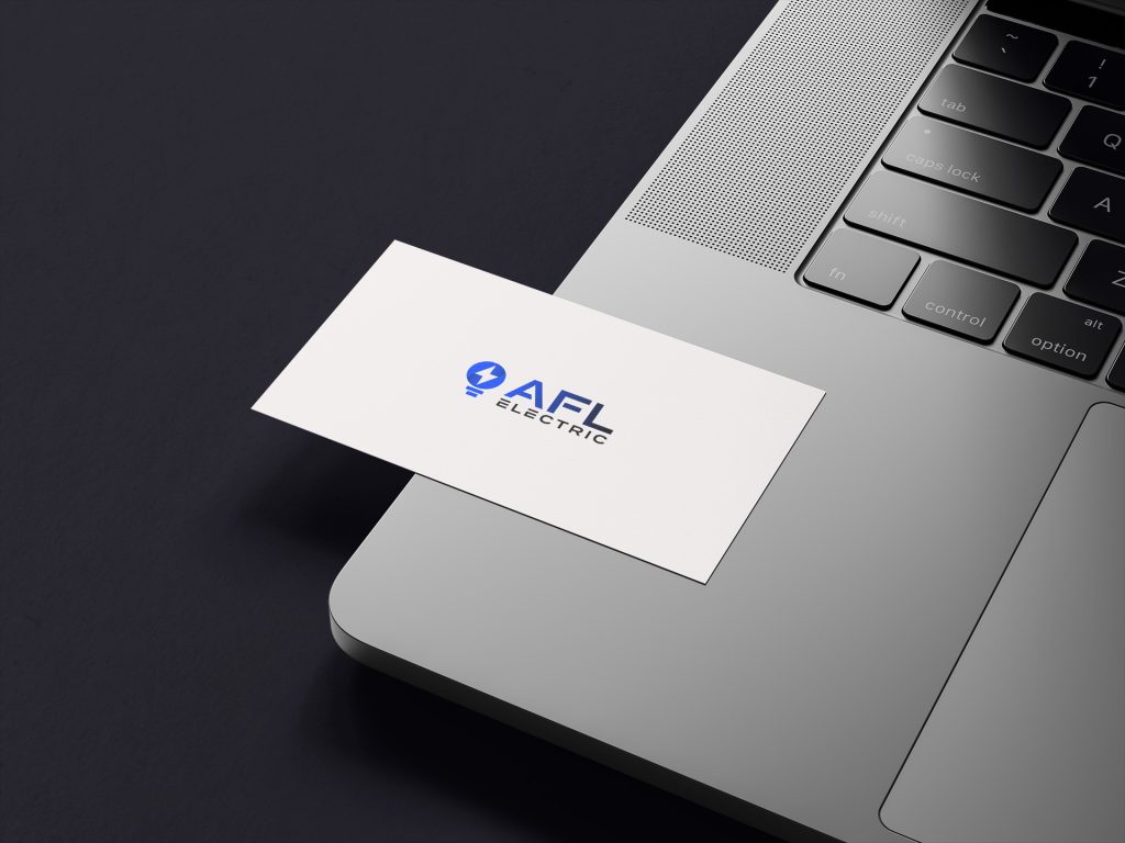business card and branding design for AFL Electric Co